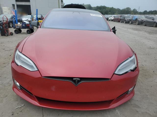 5YJSA1E28HF208825 - 2017 TESLA MODEL S 红色 照片 5