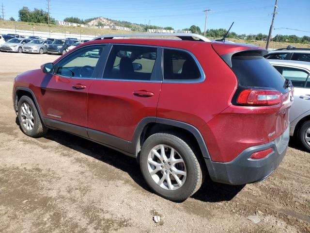 1C4PJMCS2FW787622 - 2015 JEEP CHEROKEE LATITUDE RED photo 2