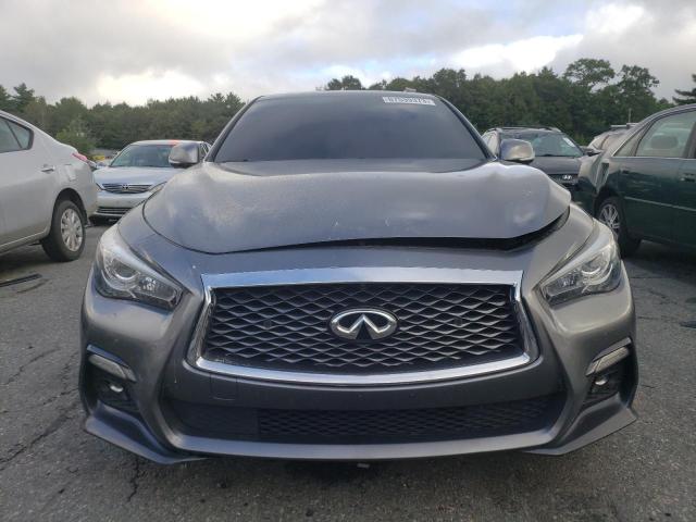 JN1EV7AR6KM550086 - 2019 INFINITI Q50 LUXE GRAY photo 5