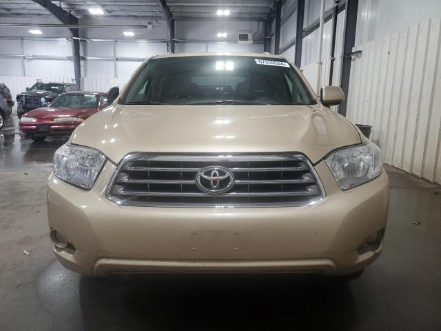 5TDDK3EH0AS006682 - 2010 TOYOTA HIGHLANDER LIMITED GOLD photo 5