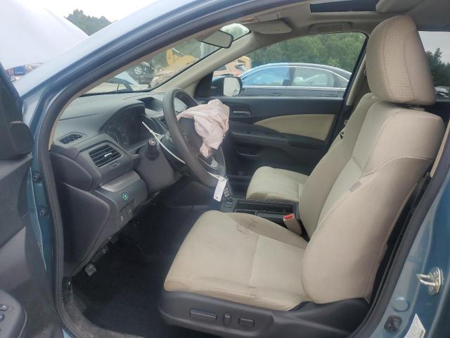 2HKRM4H5XGH658523 - 2016 HONDA CR-V EX BLUE photo 7