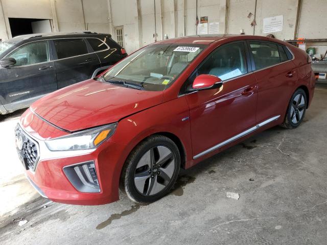 KMHC85LCXLU210851 - 2020 HYUNDAI IONIQ SEL MAROON photo 1