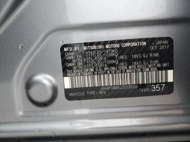 JA4AP3AW9JZ018508 - 2018 MITSUBISHI OUTLANDER ES Сірий фото 14