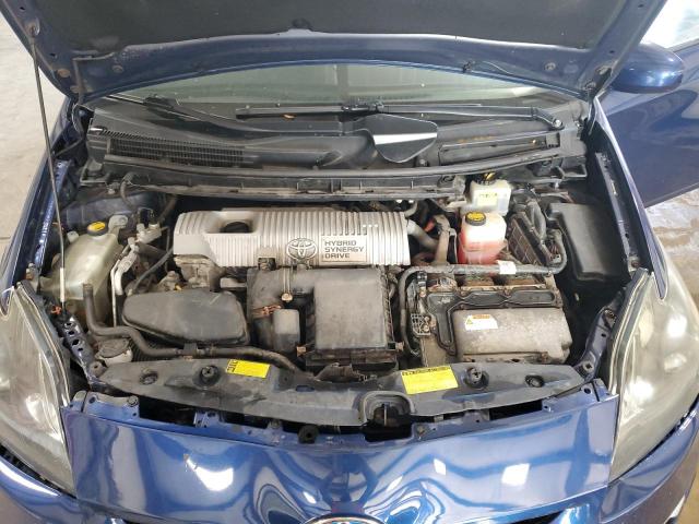 JTDKN3DU2A0016128 - 2010 TOYOTA PRIUS BLUE photo 11