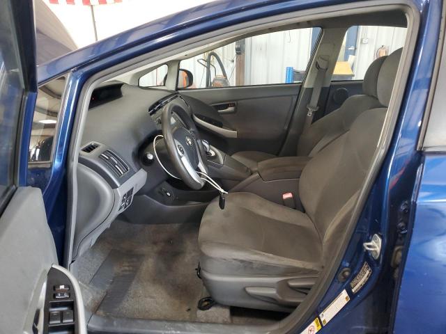 JTDKN3DU2A0016128 - 2010 TOYOTA PRIUS BLUE photo 7