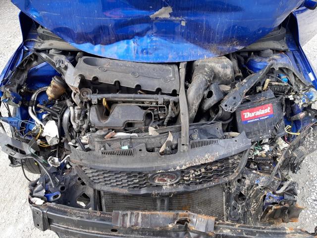 KNAFU6A20B5458688 - 2011 KIA FORTE EX BLUE photo 11