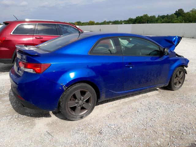 KNAFU6A20B5458688 - 2011 KIA FORTE EX BLUE photo 3