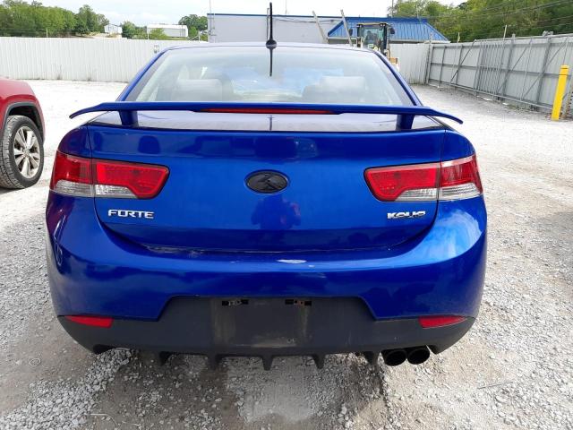 KNAFU6A20B5458688 - 2011 KIA FORTE EX BLUE photo 6