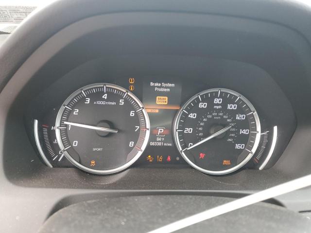 19UUB1F56JA004992 - 2018 ACURA TLX TECH WHITE photo 9