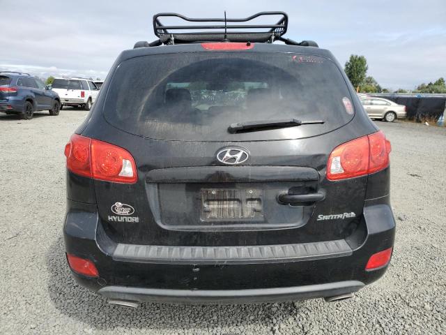 5NMSH13E79H313848 - 2009 HYUNDAI SANTA FE G SE BLACK photo 6