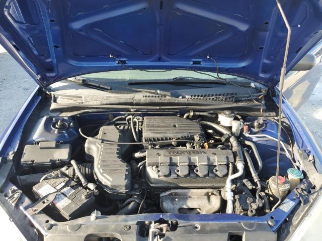 1HGEM211X4L009596 - 2004 HONDA CIVIC DX VP BLUE photo 11
