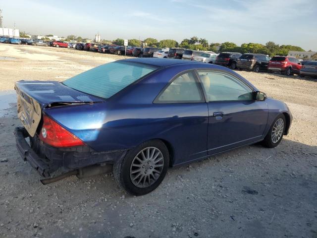 1HGEM211X4L009596 - 2004 HONDA CIVIC DX VP BLUE photo 3