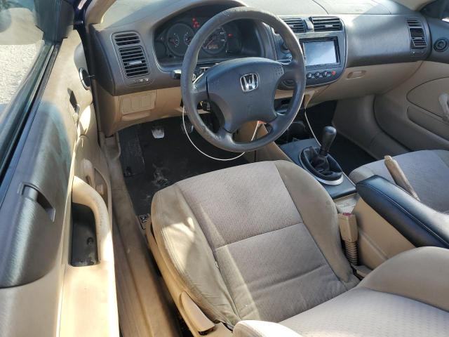 1HGEM211X4L009596 - 2004 HONDA CIVIC DX VP BLUE photo 8