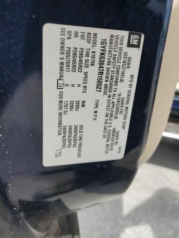 1GYFK63847R168927 - 2007 CADILLAC ESCALADE LUXURY Azul foto 13