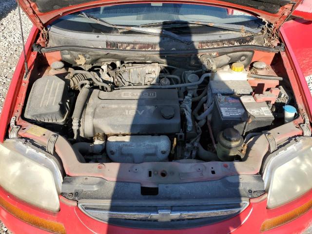 KL1TD62695B388435 - 2005 CHEVROLET AVEO BASE 红色 照片 11