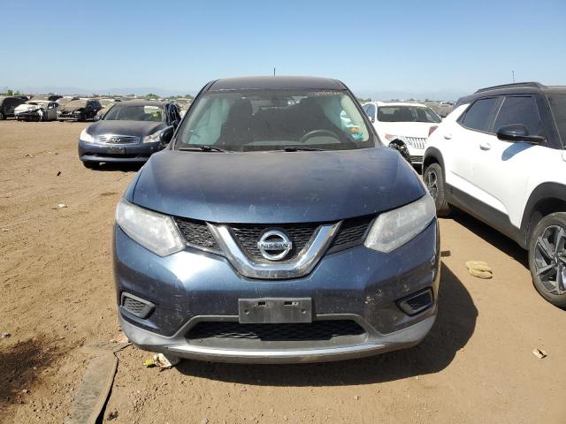 KNMAT2MV8GP650872 - 2016 NISSAN ROGUE S BLUE photo 5