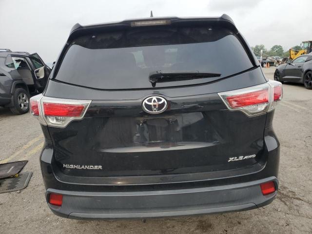 5TDJKRFH1GS237393 - 2016 TOYOTA HIGHLANDER XLE შავი ფოტო 6