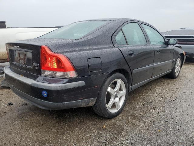 YV1RH58D222123997 - 2002 VOLVO S60 2.5T BLACK photo 3