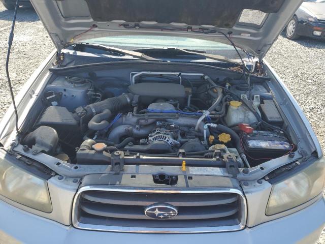 JF1SG65605G728684 - 2005 SUBARU FORESTER 2.5XS Серебристый фото 11