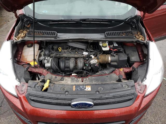 1FMCU0F75EUC50576 - 2014 FORD ESCAPE S RED photo 11