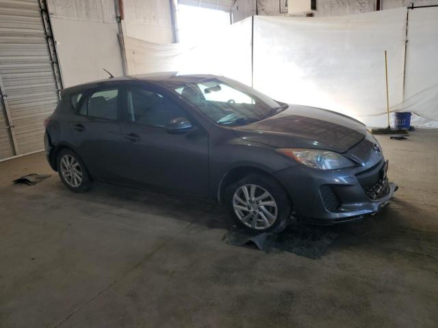 JM1BL1L74C1664153 - 2012 MAZDA 3 I GRAY photo 4
