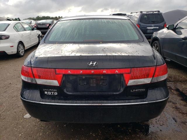 KMHFC46F27A177556 - 2007 HYUNDAI AZERA SE BLACK photo 6