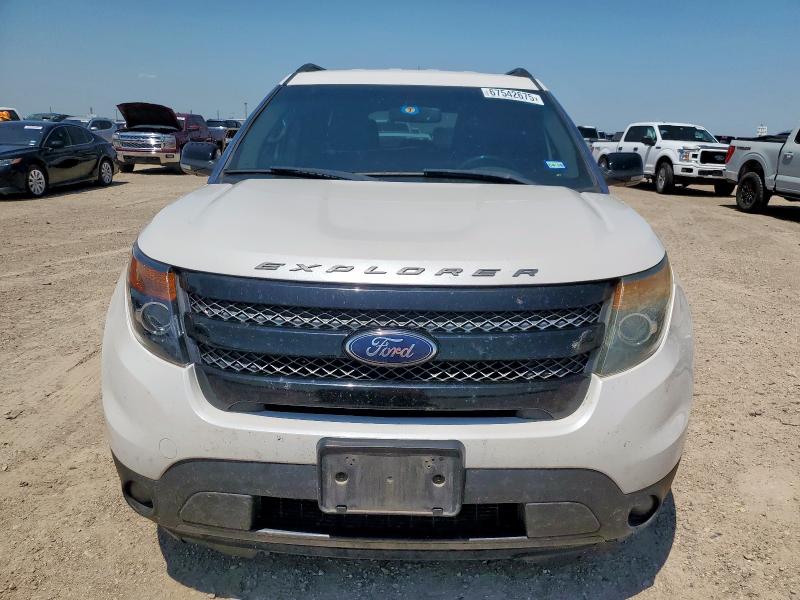 1FM5K8GT8DGC48763 - 2013 FORD EXPLORER SPORT Weiß Foto 5