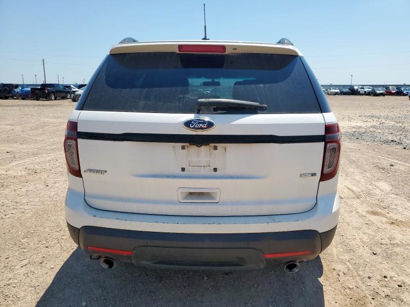 1FM5K8GT8DGC48763 - 2013 FORD EXPLORER SPORT Weiß Foto 6