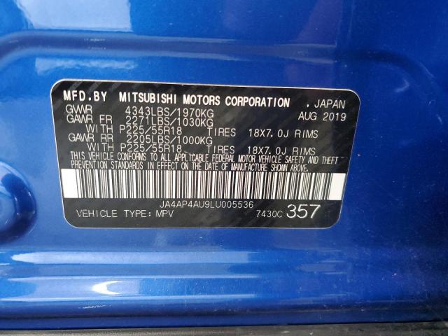 JA4AP4AU9LU005536 - 2020 MITSUBISHI OUTLANDER SE 蓝色 照片 13