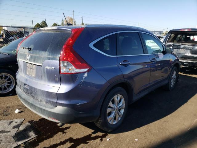 5J6RM4H72CL071430 - 2012 HONDA CR-V EXL BLUE photo 4