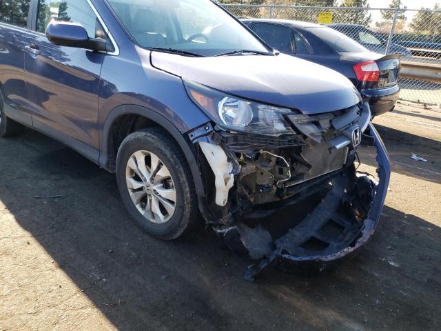 5J6RM4H72CL071430 - 2012 HONDA CR-V EXL BLUE photo 9