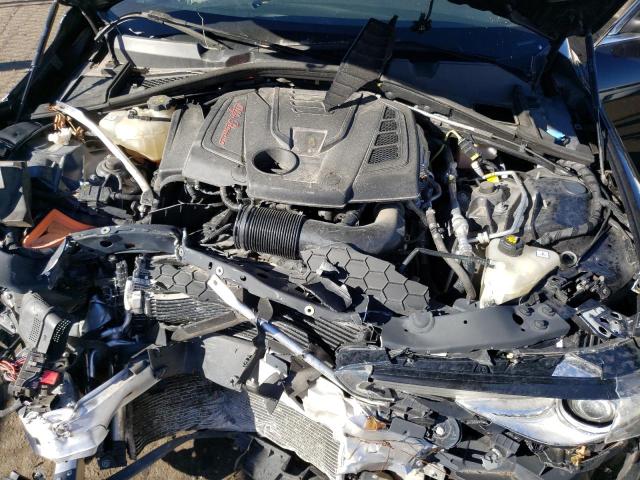 ZARFAEDN2J7589268 - 2018 ALFA ROMEO GIULIA Q4 შავი ფოტო 11