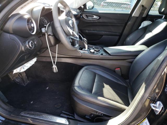 ZARFAEDN2J7589268 - 2018 ALFA ROMEO GIULIA Q4 შავი ფოტო 7