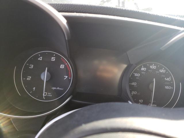 ZARFAEDN2J7589268 - 2018 ALFA ROMEO GIULIA Q4 შავი ფოტო 9