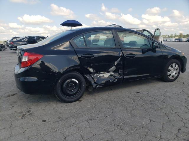 2HGFB2F57CH315723 - 2012 HONDA CIVIC LX 黑色 照片 3