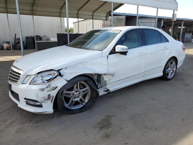 WDDHF5KB9DA740231 - 2013 MERCEDES-BENZ E 350 WHITE photo 1