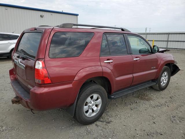 JTEBU14R878084720 - 2007 TOYOTA 4RUNNER SR5 BURGUNDY photo 3