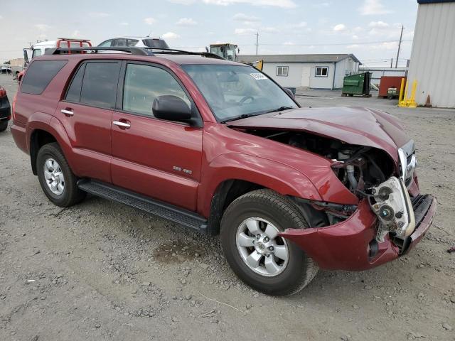 JTEBU14R878084720 - 2007 TOYOTA 4RUNNER SR5 BURGUNDY photo 4