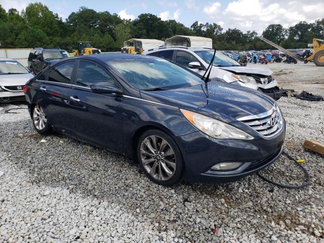 5NPEC4AC8DH681787 - 2013 HYUNDAI SONATA SE BLUE photo 4