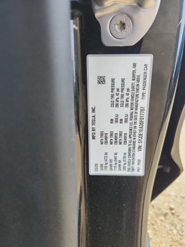 5YJ3E1EA3SF017787 - 2025 TESLA MODEL 3 BLACK photo 12