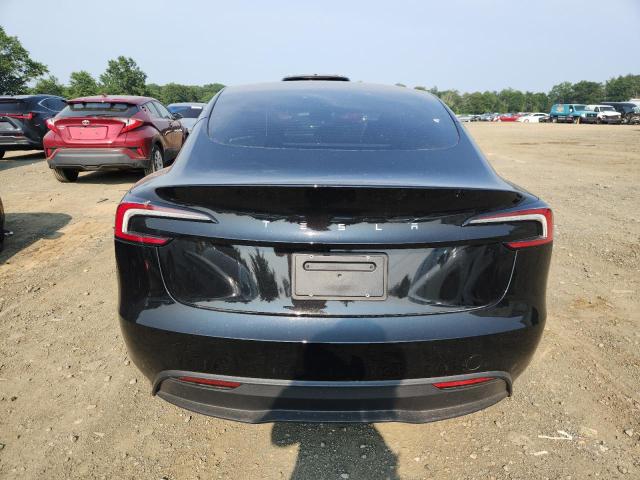 5YJ3E1EA3SF017787 - 2025 TESLA MODEL 3 BLACK photo 6