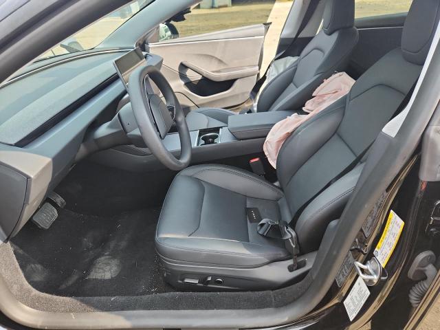 5YJ3E1EA3SF017787 - 2025 TESLA MODEL 3 BLACK photo 7