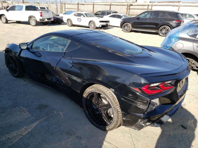 1G1YA2D45M5101058 - 2021 CHEVROLET CORVETTE STINGRAY 1LT BLACK photo 2