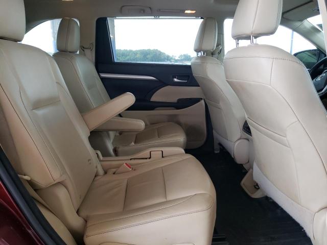 5TDKKRFH2GS187124 - 2016 TOYOTA HIGHLANDER XLE Bordo foto 11