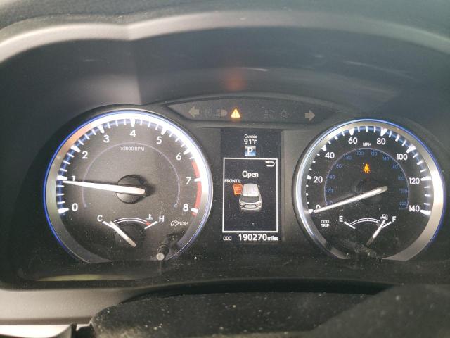 5TDKKRFH2GS187124 - 2016 TOYOTA HIGHLANDER XLE Bordo foto 9