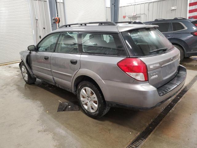 4S4BP60C596336590 - 2009 SUBARU OUTBACK GRAY photo 2