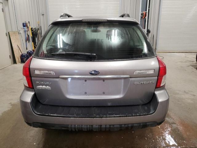 4S4BP60C596336590 - 2009 SUBARU OUTBACK GRAY photo 6