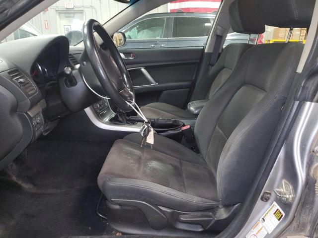 4S4BP60C596336590 - 2009 SUBARU OUTBACK GRAY photo 7