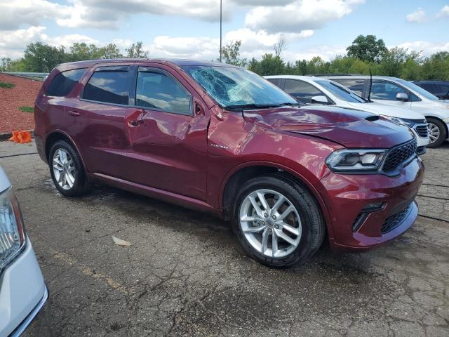 1C4SDJCT4MC848427 - 2021 DODGE DURANGO R/T BURGUNDY photo 4