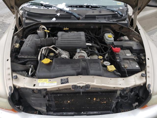 1B7HL48N72S640411 - 2002 DODGE DAKOTA QUAD SLT GOLD photo 11